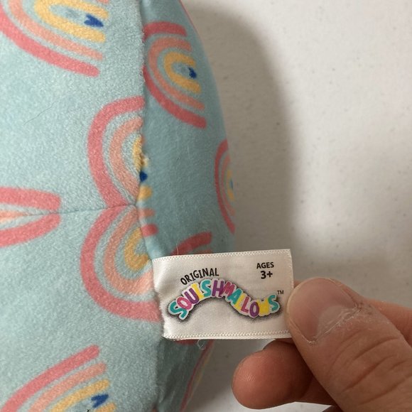 Squishmallows Rainbow Unicorn Pig with Wings & Mohawk - 8" Plush - Used - Picture 8 of 10